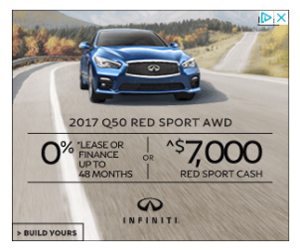 Infiniti car ads