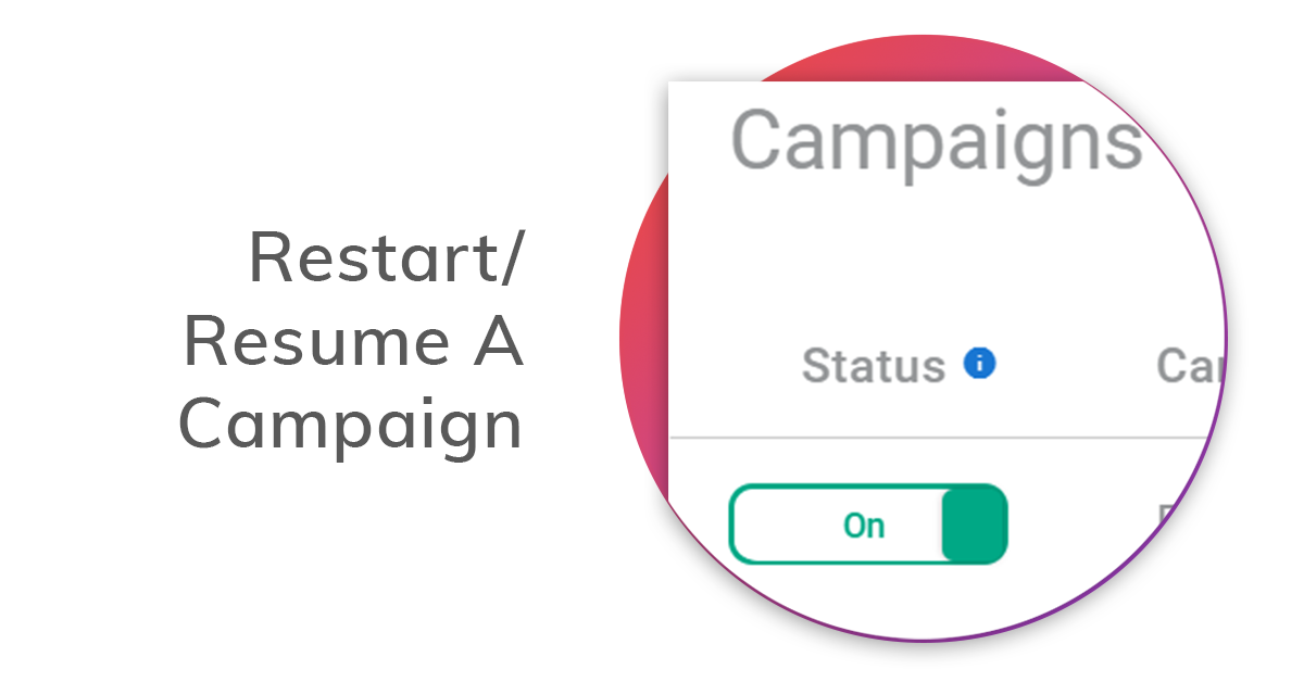 Restart or Resume A Campaign Adacado Support